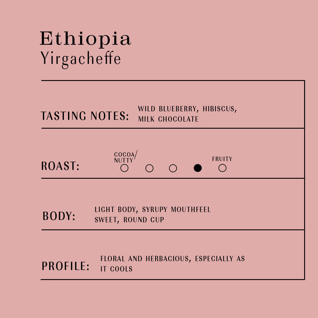 12oz Ethiopian Yirgacheffe - Natural Process
